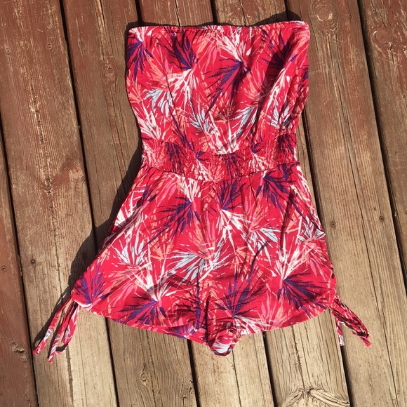 dELiA*s Pants - WORN ONCE Pink Sleeveless Romper